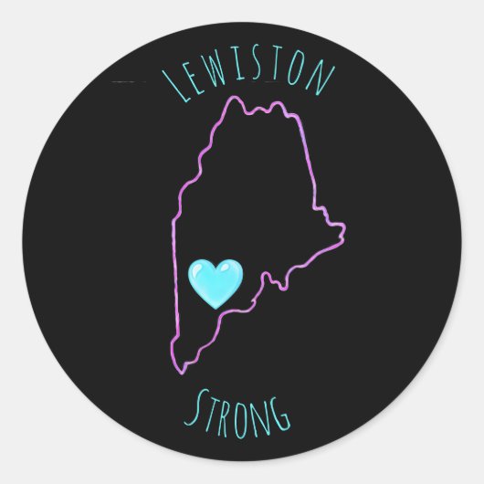 Rond Sticker Lewiston (Devant)