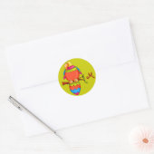 Rond Sticker LGC Tropical Parrot-dise (Enveloppe)