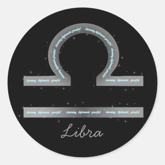 Rond Sticker Libra (Devant)