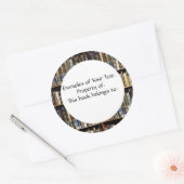 Rond Sticker Librairie (Enveloppe)