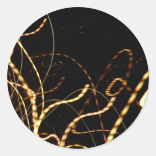 Rond Sticker Light Trails