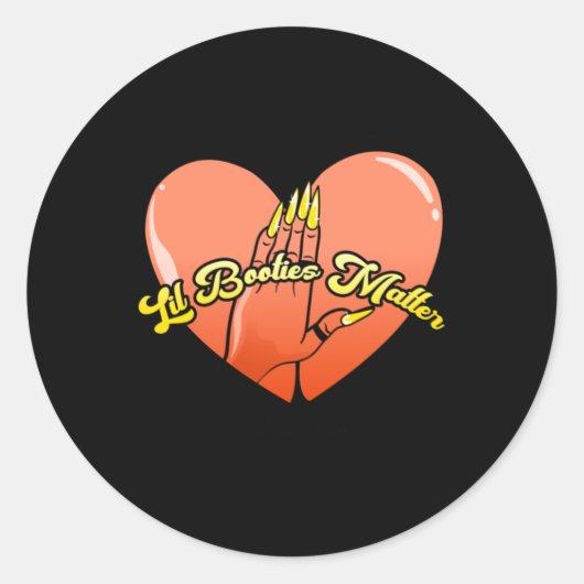 Rond Sticker Lil Booties (Devant)