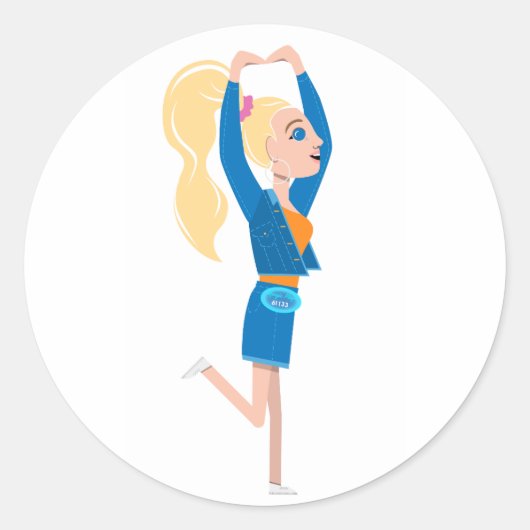 Rond Sticker Lil Margie Circle (Devant)