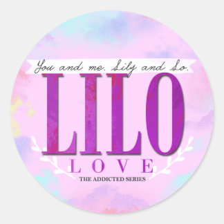 Rond Sticker LiLo LOVE