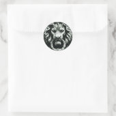 Rond Sticker Lion Pot Leaf (Sac)