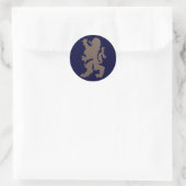 Rond Sticker Lion puissant (Sac)
