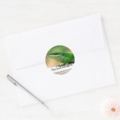 Rond Sticker Lizard Lover Anole Book (Enveloppe)