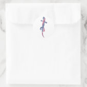 Rond Sticker Lizard Starscape (Sac)