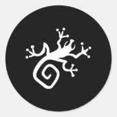 Rond Sticker LIZARD VOL (Devant)
