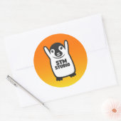 ROND STICKER LOGO DE STM (Enveloppe)