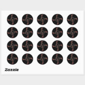 ROND STICKER LOGO SHOVELBADGE (Feuille)