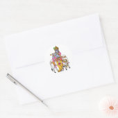 Rond Sticker Lord Krishna (Enveloppe)