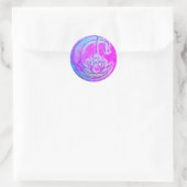 Rond Sticker Lotus Moon Rose (Sac)