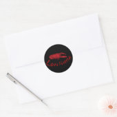 Rond Sticker Louisiana (Enveloppe)