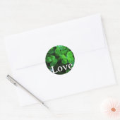 Rond Sticker 'Love' (Enveloppe)