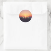 Rond Sticker Love Sunrise (Sac)