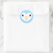 Rond Sticker Lovebird blanc (Sac)