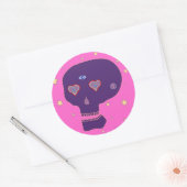 Rond Sticker LoveSkull (Enveloppe)