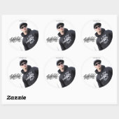 Rond Sticker Lukey Luke [1] (Feuille)