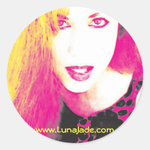 Rond Sticker Luna CMYK (1 feuille)