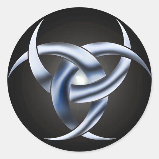 Rond Sticker lunaire triple déesse (Devant)