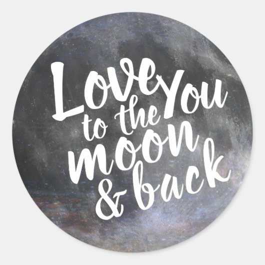Rond Sticker Lune (Devant)