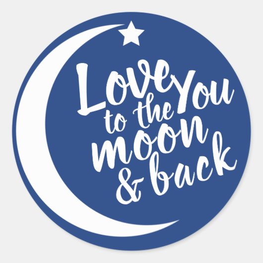 Rond Sticker Lune (Devant)