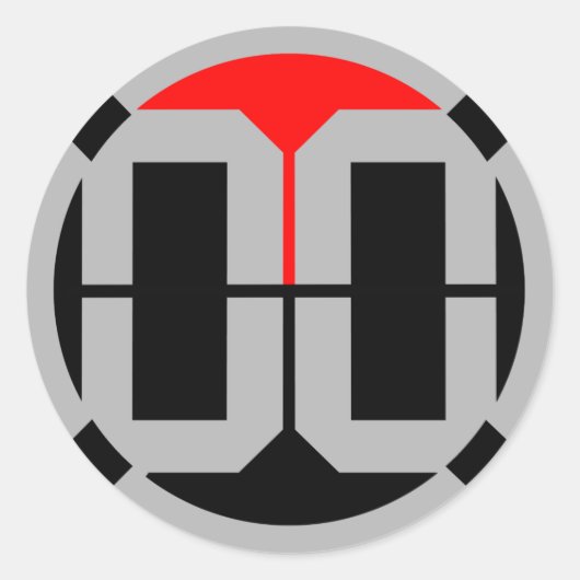 Rond Sticker LvL 00 1,5 Pouce (Devant)