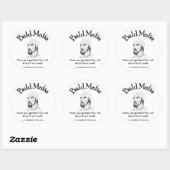 Rond Sticker Mafia Bald - Grand (Feuille)