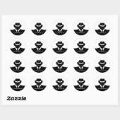Rond Sticker mafieux (Feuille)