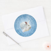 Rond Sticker Magique Bunny de Pâques (Enveloppe)