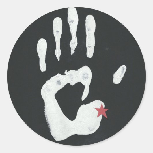 Rond Sticker Mains Michigan (Devant)