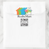 Rond Sticker Maison immobilière Modèle (Sac)