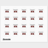 Rond Sticker Maman Coton De Tulear (Feuille)