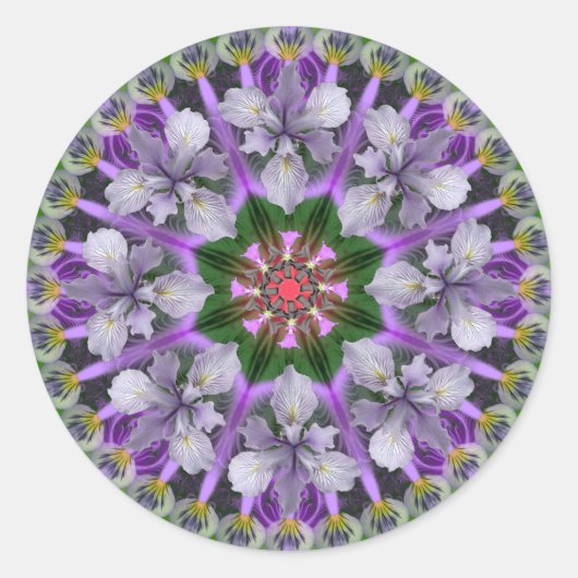 Rond Sticker Mandala 3415 (Devant)
