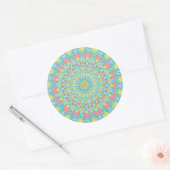 Rond Sticker Mandala de guérison (Enveloppe)