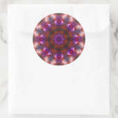 Rond Sticker Mandala Purple Light (Sac)