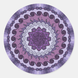 Rond Sticker Mandala Vent
