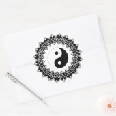 Rond Sticker Mandala Yin Yang (Enveloppe)
