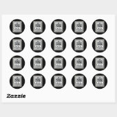 Rond Sticker Mantras Motivationnel (Feuille)