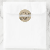 Rond Sticker mariage (Sac)