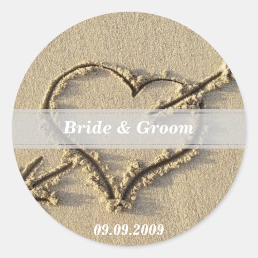 Rond Sticker mariage (Devant)
