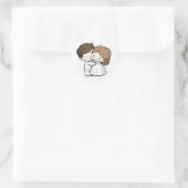 Rond Sticker mariage (Sac)