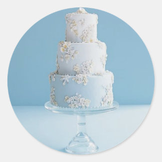 Rond Sticker Mariage blanc