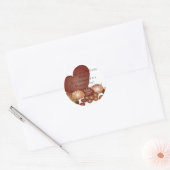 Rond Sticker mariage Candy (Enveloppe)