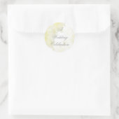 Rond Sticker Mariage Dahlia (Sac)