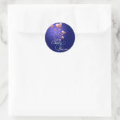 Rond Sticker Mariage de coeur (Sac)