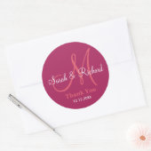 Rond Sticker Mariage de Merci Berry (Enveloppe)
