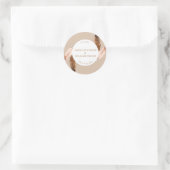 Rond Sticker Mariage en aquarelle plume (Sac)