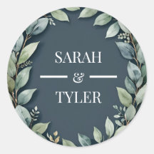 Sticker mariage EUCALYPTUS WREATH